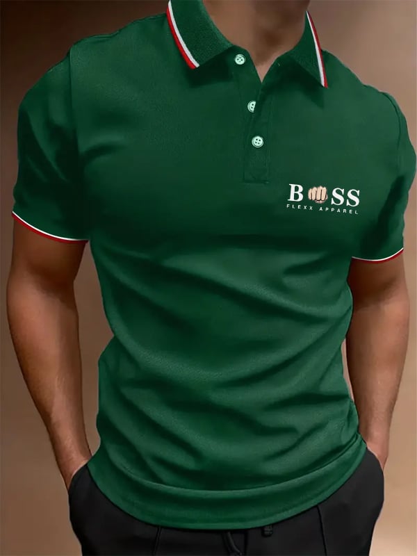 Casual cierre Polo para hombre