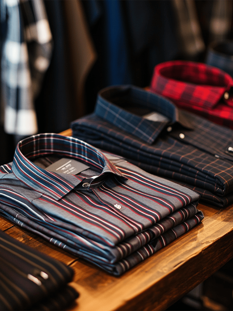 Camisa contrast color clásico de lujo ejecutivo de manga larga para hombre