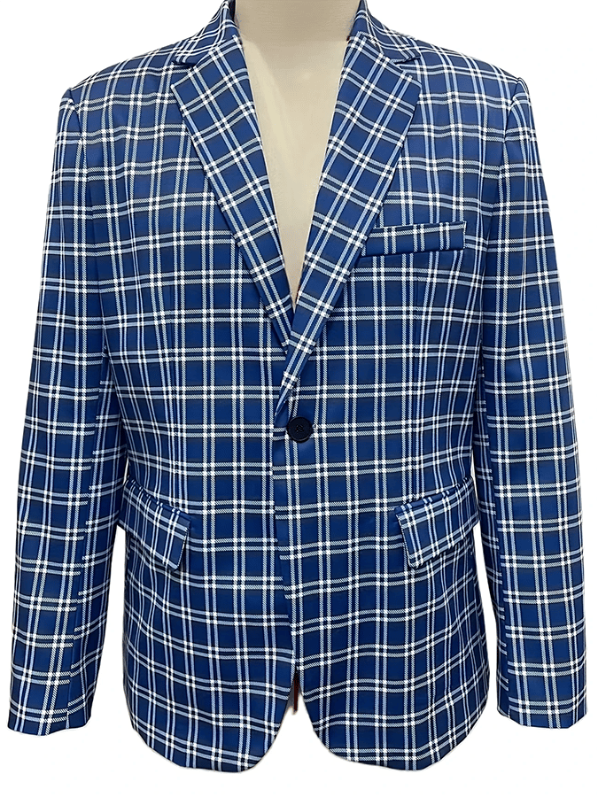 De modaable a cuadros Design Single-Breasted bolsillo Design casual Suit para hombre