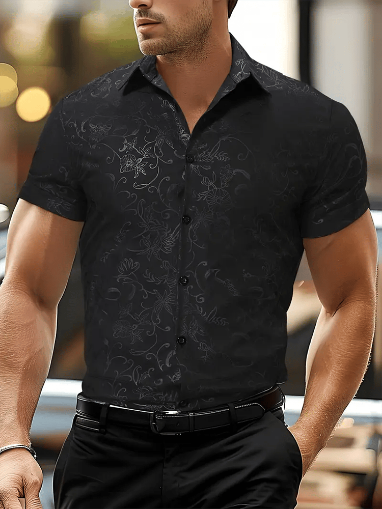 Camisa ejecutivo de manga corta para hombre