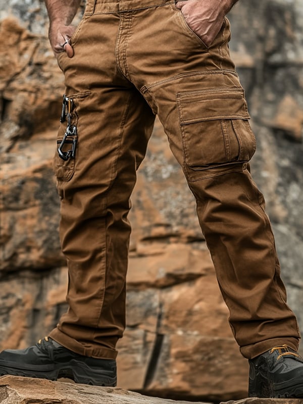 Western para exterior Sports tejido Multi-bolsillo Overalls para hombre