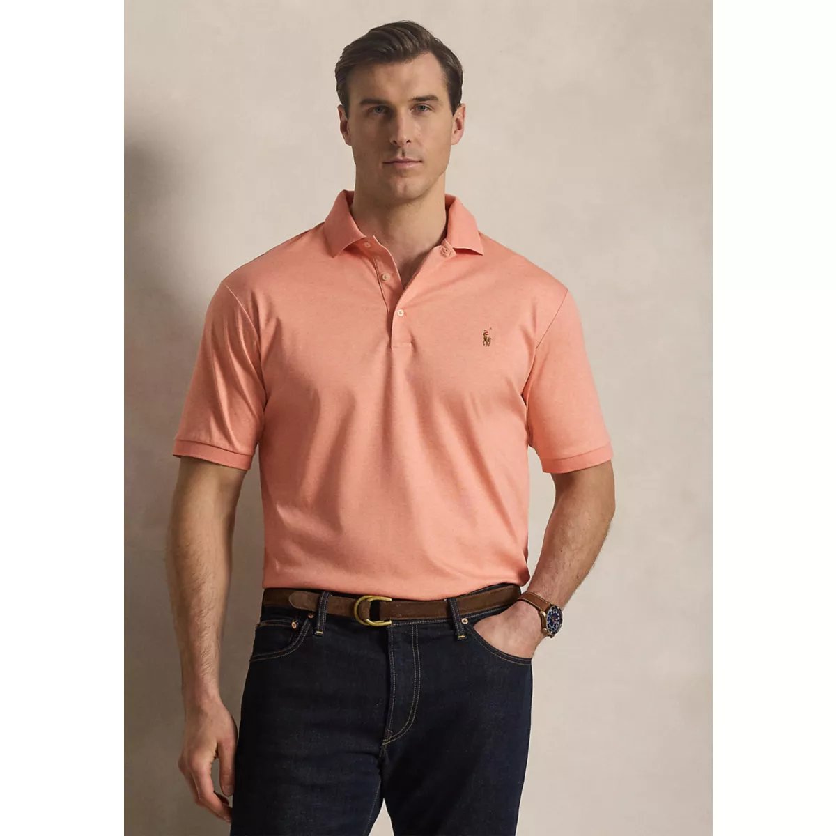 Big & Tall Soft Cotton Polo Shirt - 6