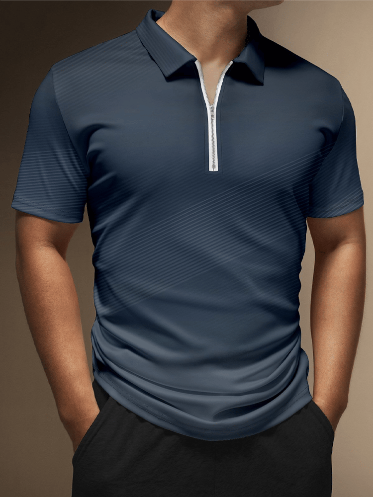 Moisture Wicking Chest bolsillo casual Polo