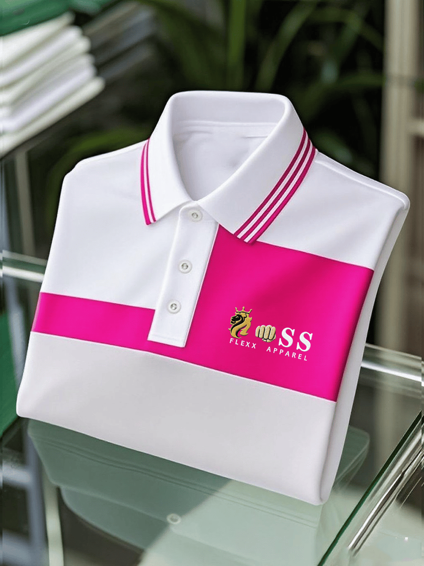 para hombre ejecutivo casual estampado de manga corta camisa polo
