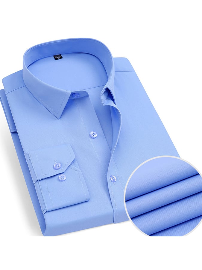 Camisa ejecutivo Non-Iron With bolsillos para hombre