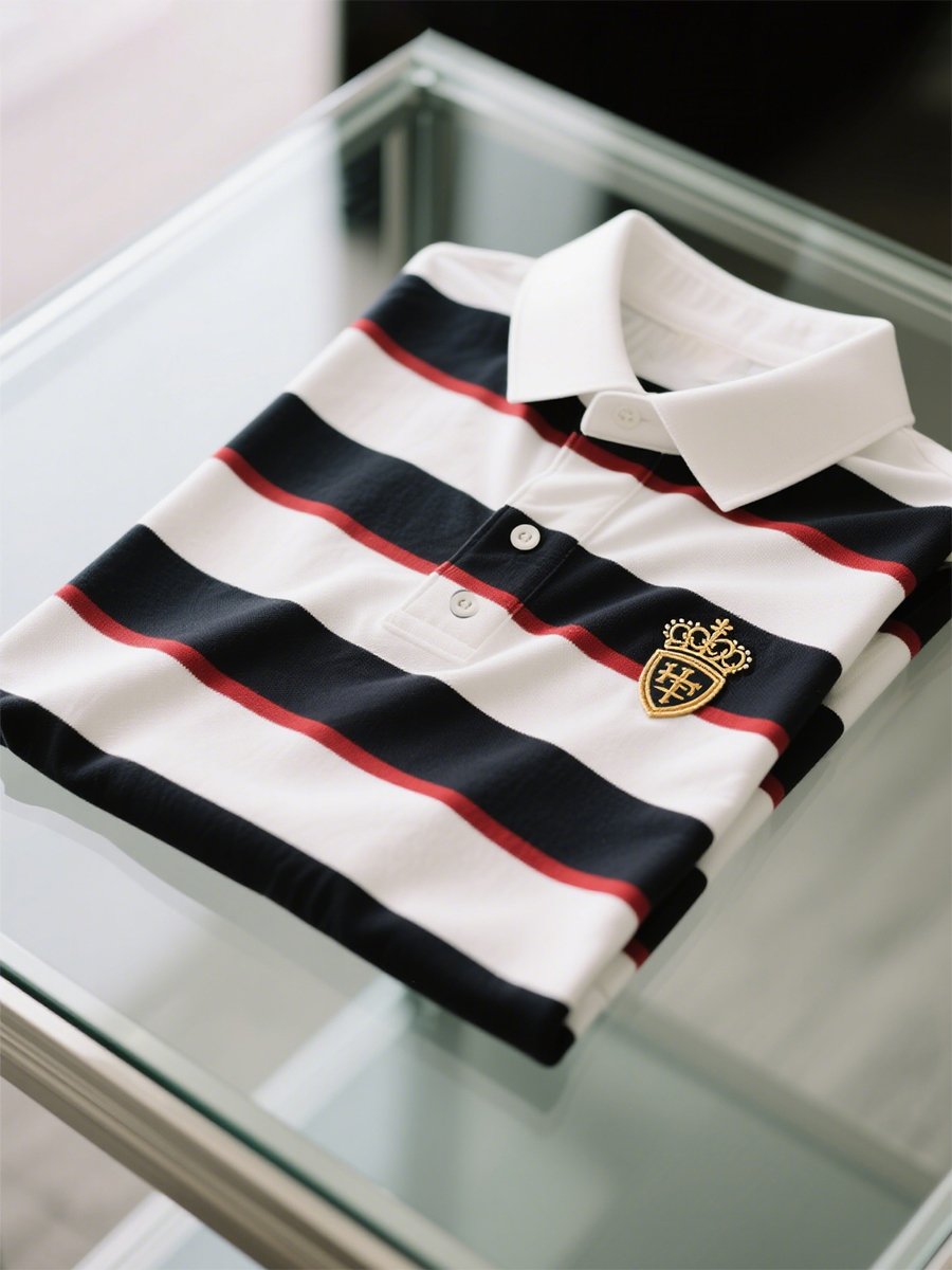 Camisa polo ejecutivo casual Button de manga corta para hombre