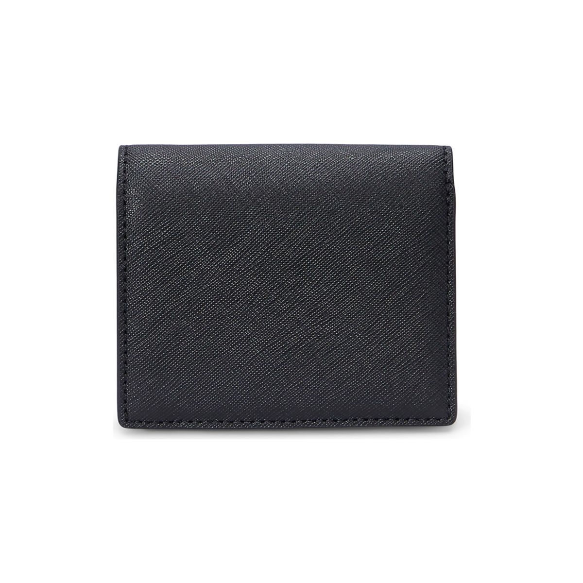 Crosshatch Leather Compact Wallet - 3
