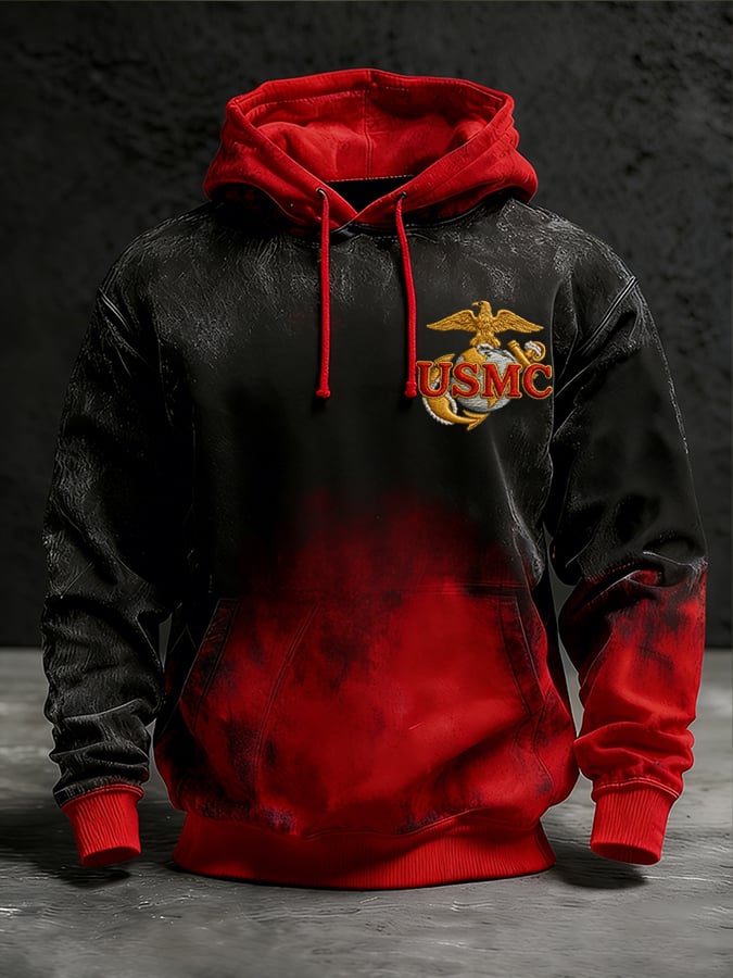 Sudadera winter patriotic hooded para hombre