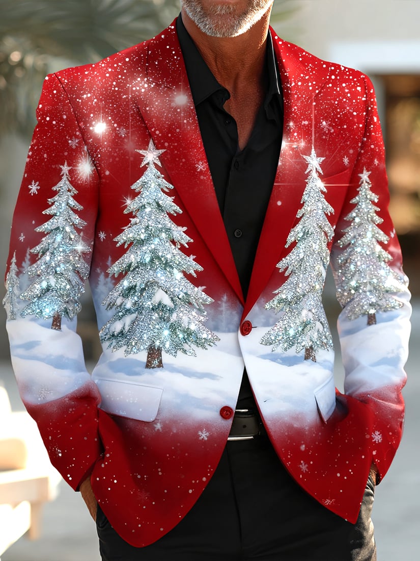 Ejecutivo casual Christmas Suit Outerwear para hombre