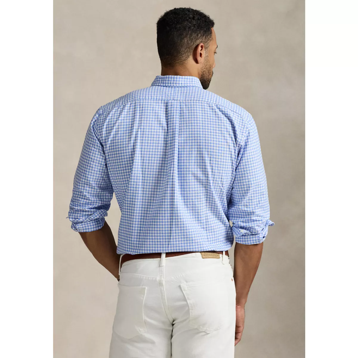 Big & Tall Gingham Oxford Shirt - 2