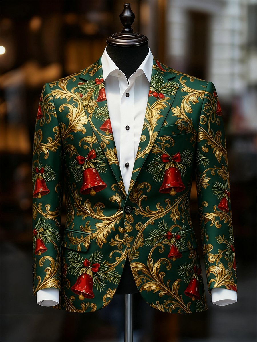 Ejecutivo casual Christmas Suit Outerwear para hombre