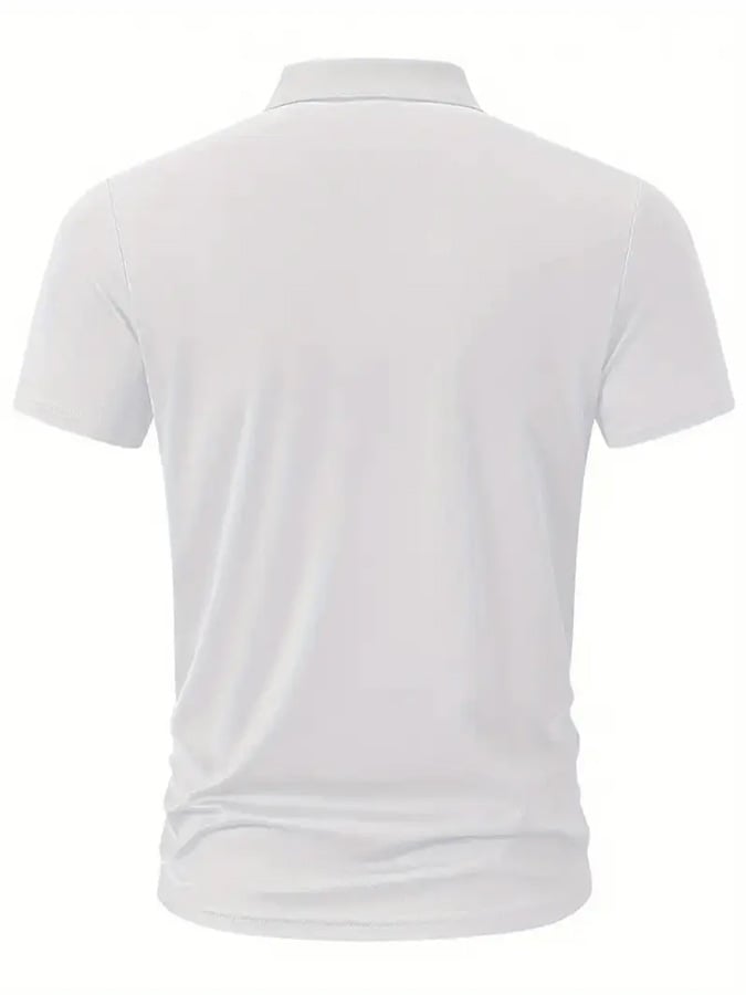 Camisa polo casual Christian Faith estampado para hombre