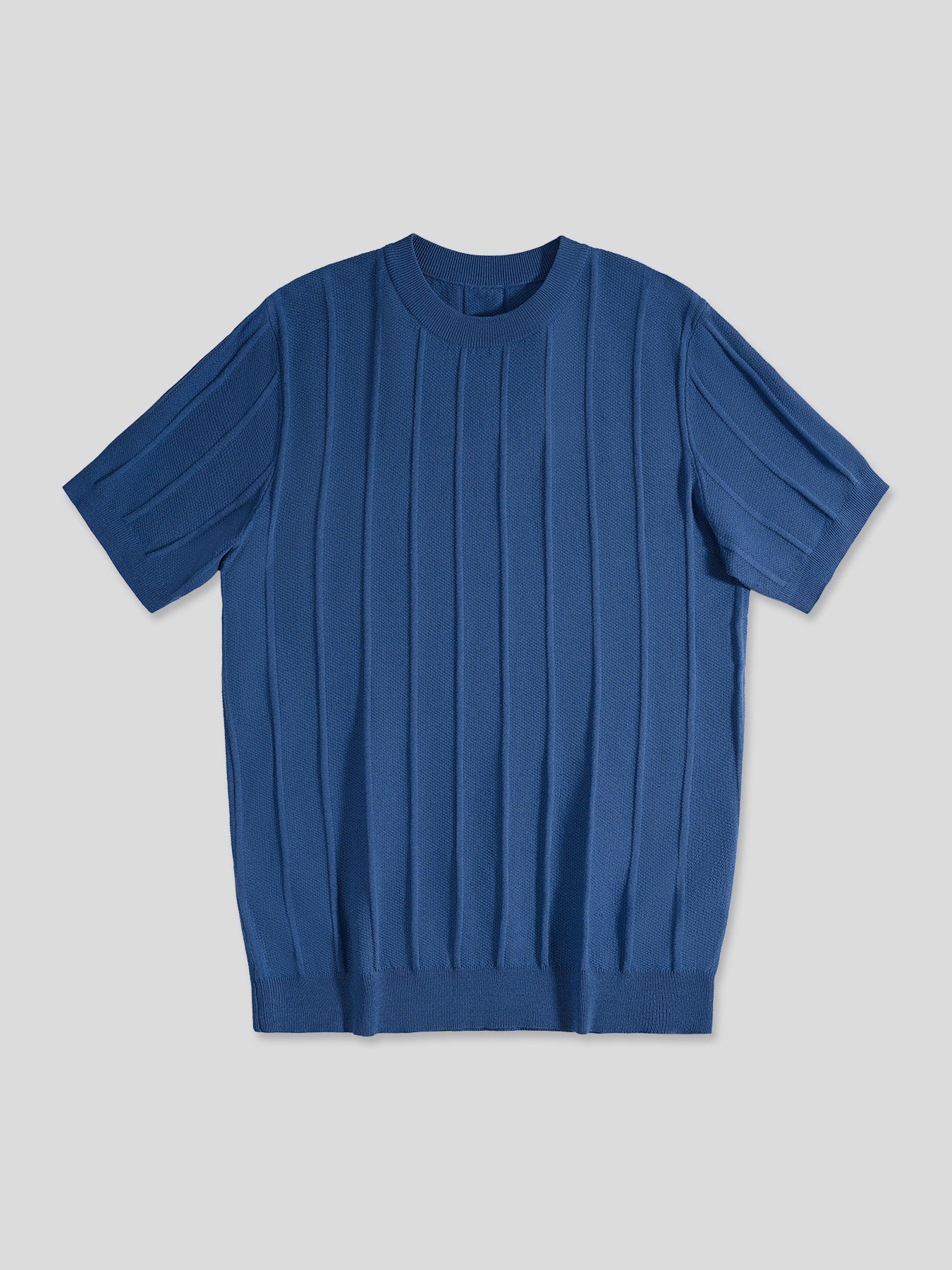 Camiseta Gentletejido transpirable a rayas de manga corta tejidoted