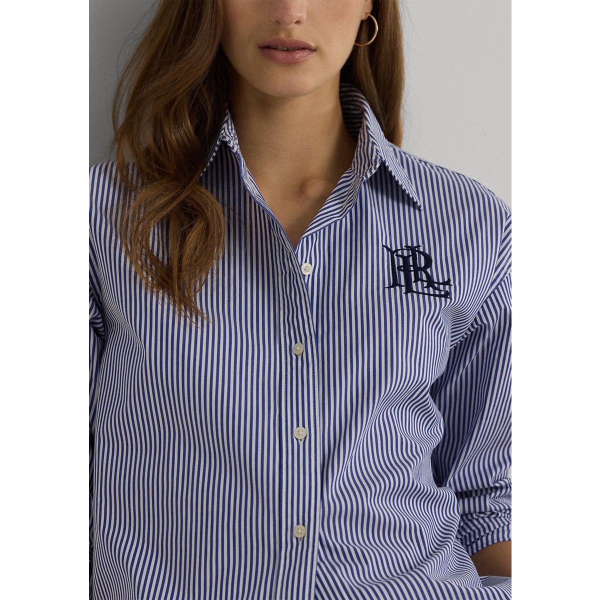 Relaxed Fit Striped Stretch Cotton Shirt - 3
