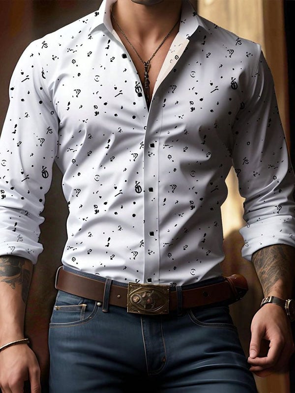 Camisa a cuadros ejecutivo de manga larga para hombre