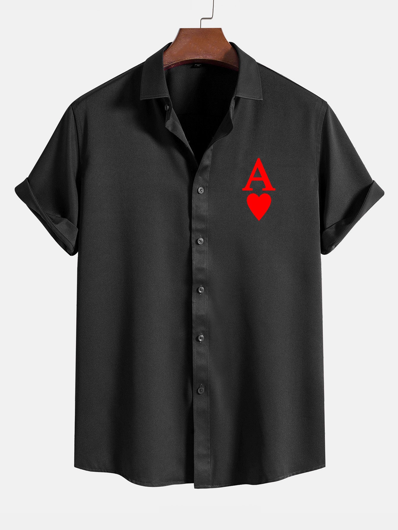 Poker Hearts Graphic Princamisetas