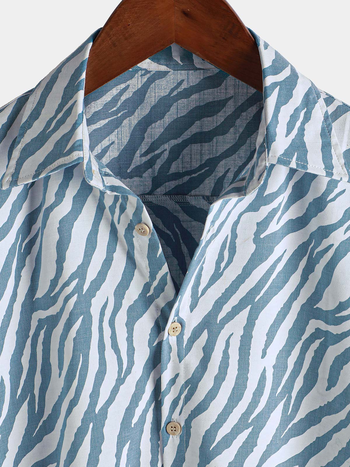 Camisa casual Button Up de manga corta Summer Hawaiian para hombre