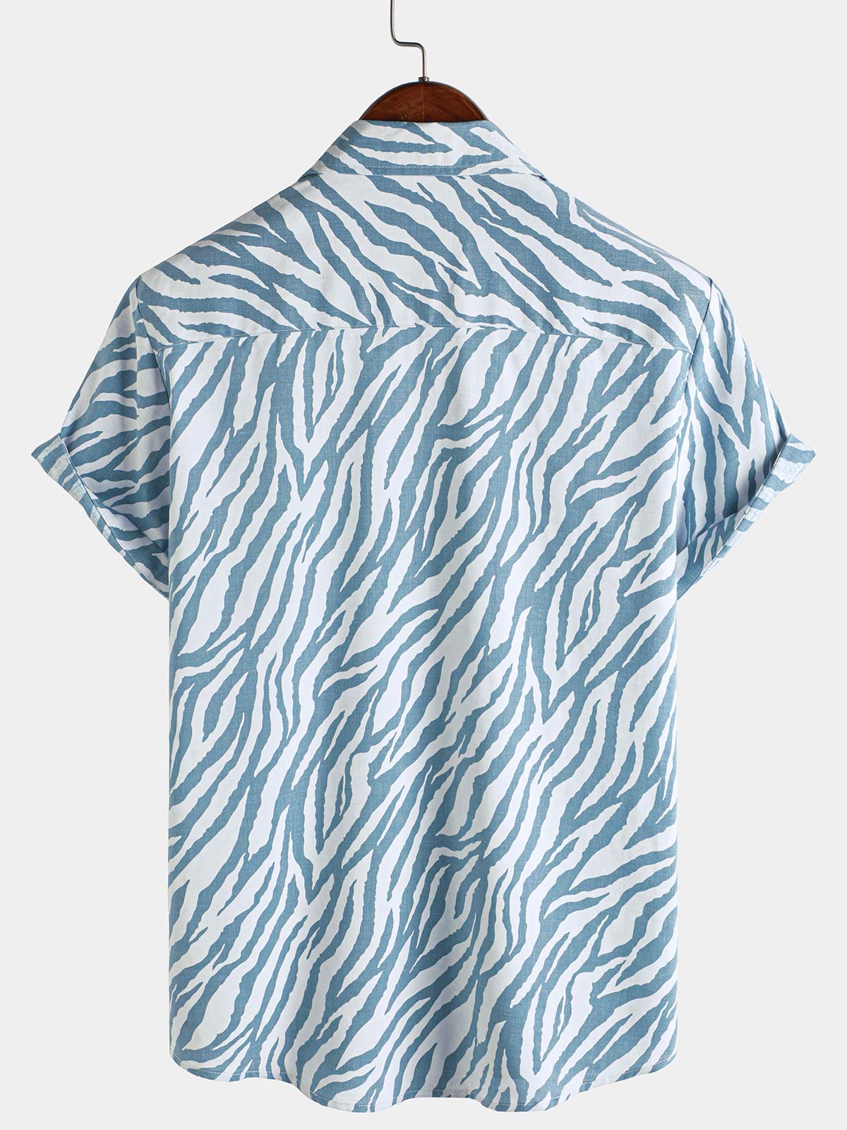 Camisa casual Button Up de manga corta Summer Hawaiian para hombre