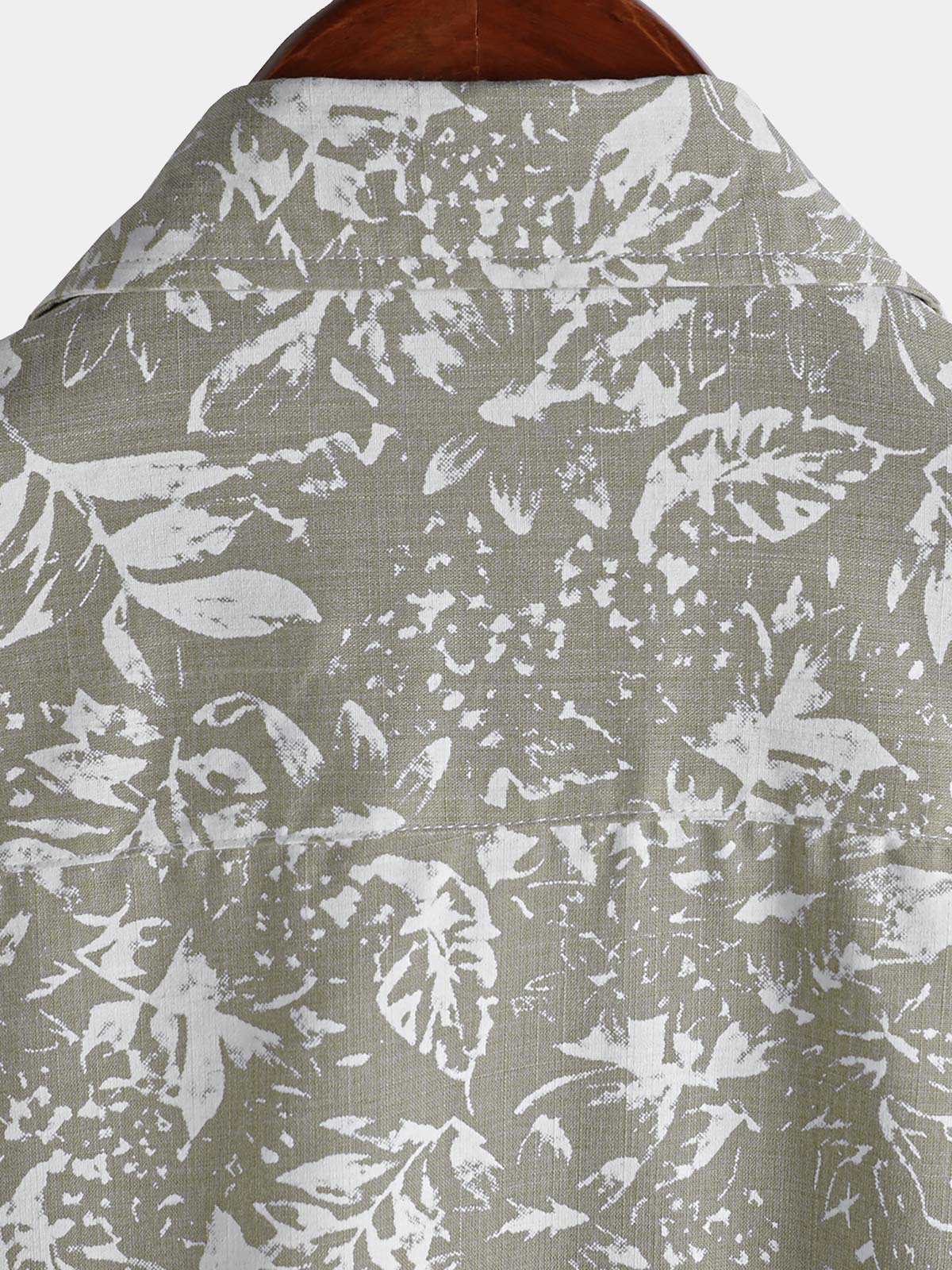 Camisa vintage de manga corta Summer Button Up para hombre