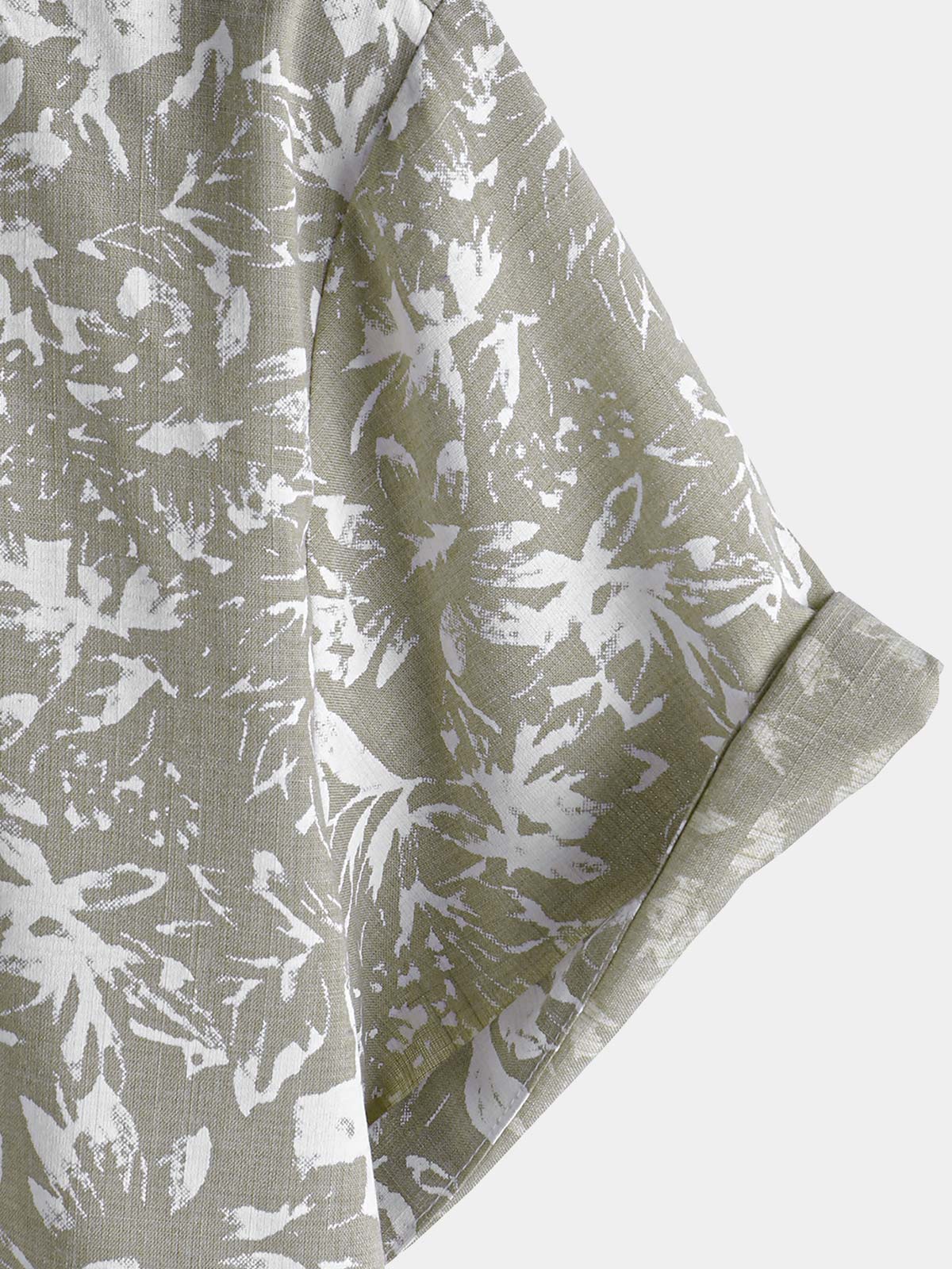 Camisa vintage de manga corta Summer Button Up para hombre