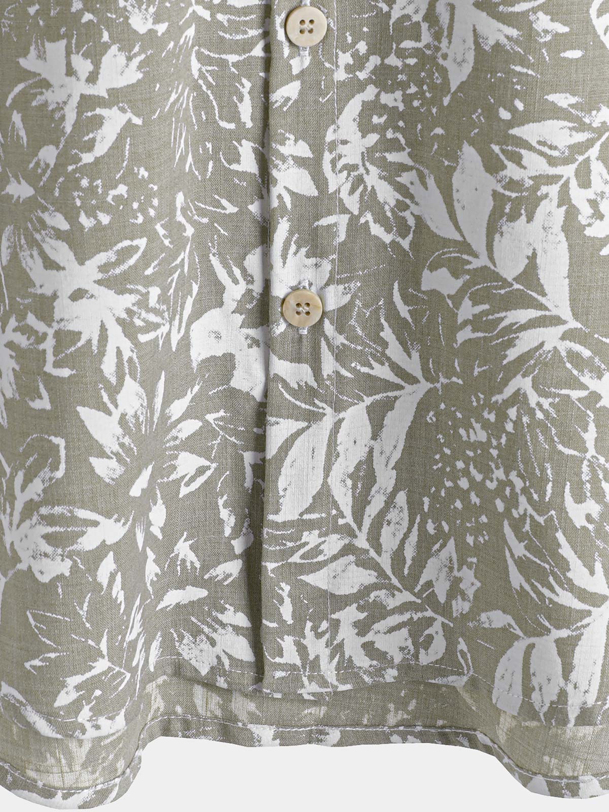 Camisa vintage de manga corta Summer Button Up para hombre