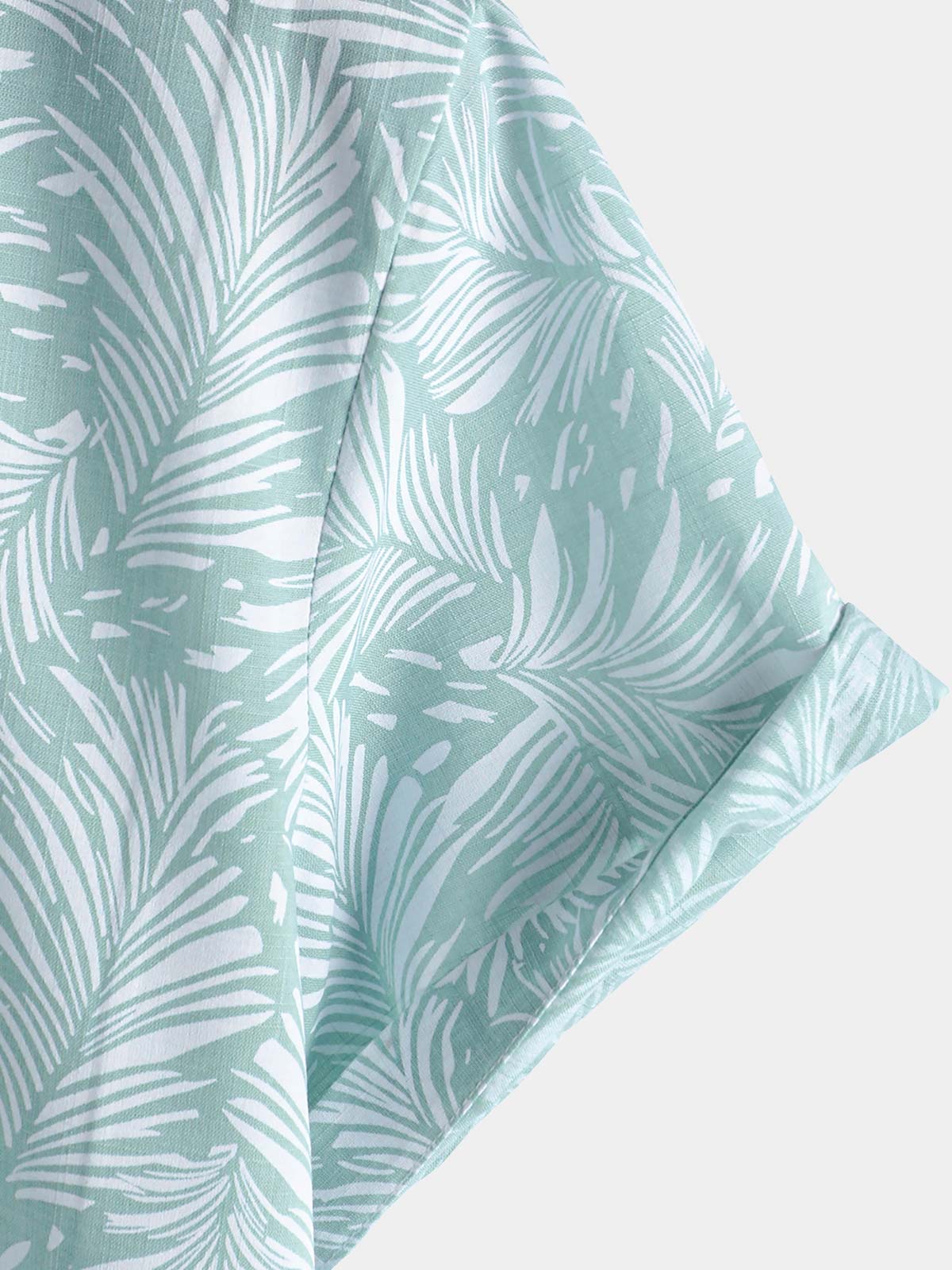 Camisa Tropical Hawaiian de manga corta Summer Button Up para hombre