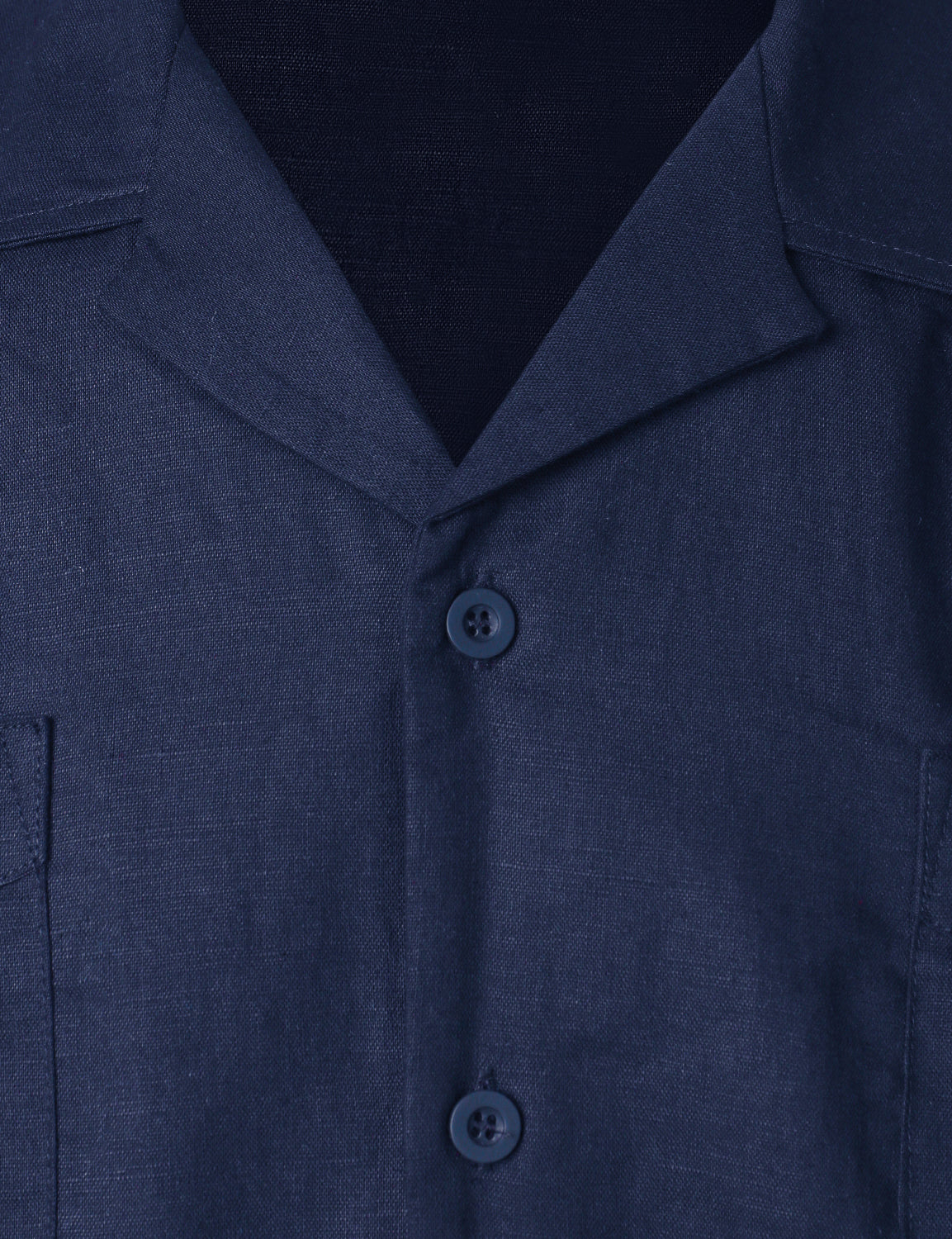 Camisa de lino Cuban Guayabera casual Button Up de manga corta Summer para hombre
