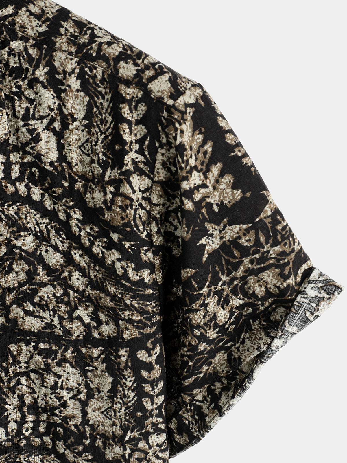 Camisa vintage 90s Abstract estampado de manga corta para hombre