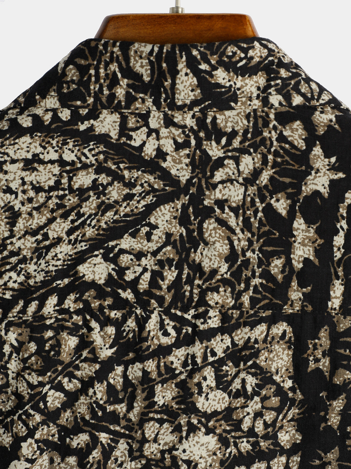 Camisa vintage 90s Abstract estampado de manga corta para hombre