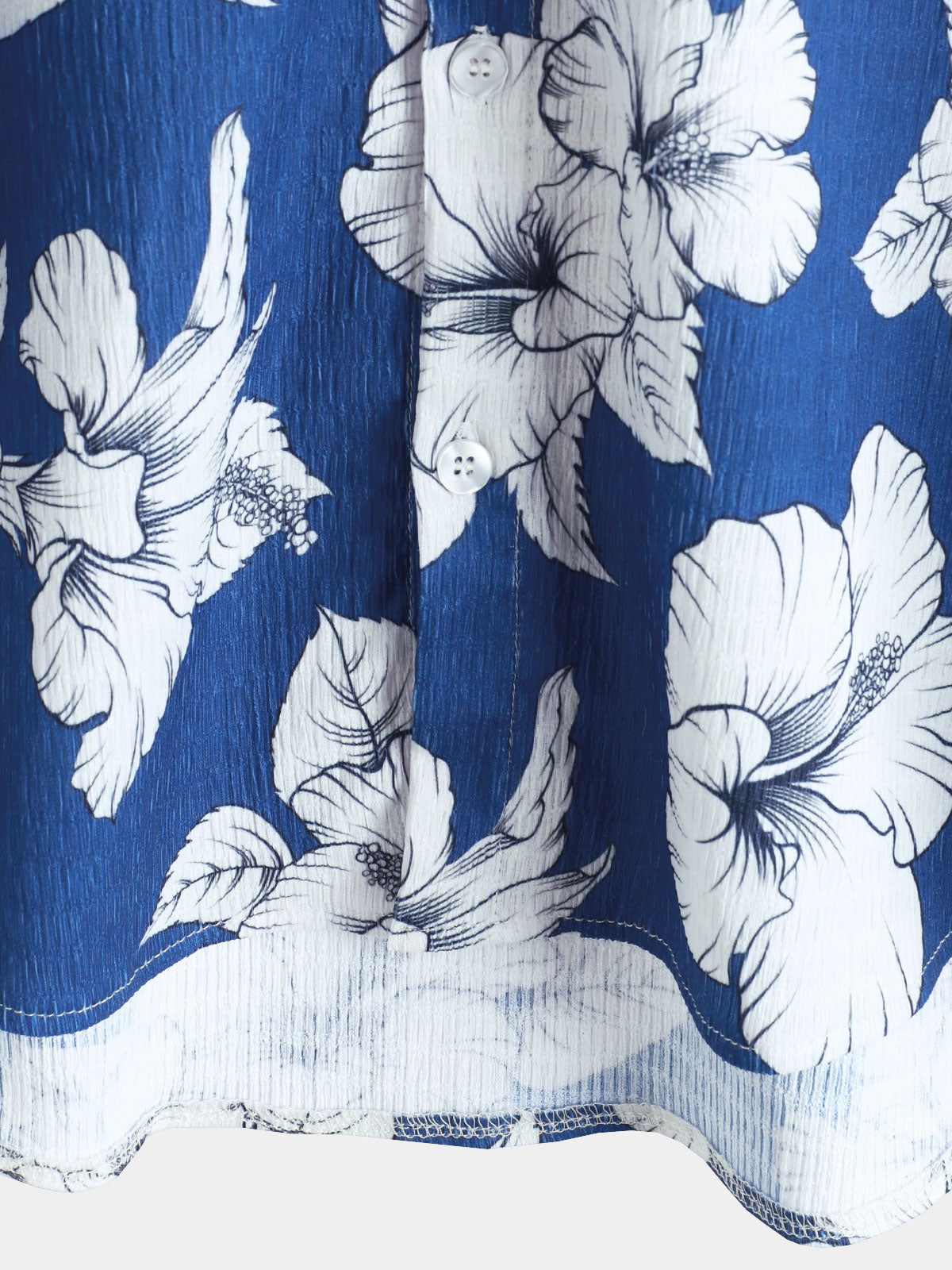 Camisa Tropical floral estampado Hawaiian de manga corta para hombre