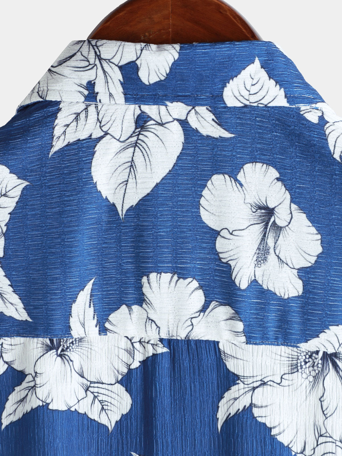 Camisa Tropical floral estampado Hawaiian de manga corta para hombre