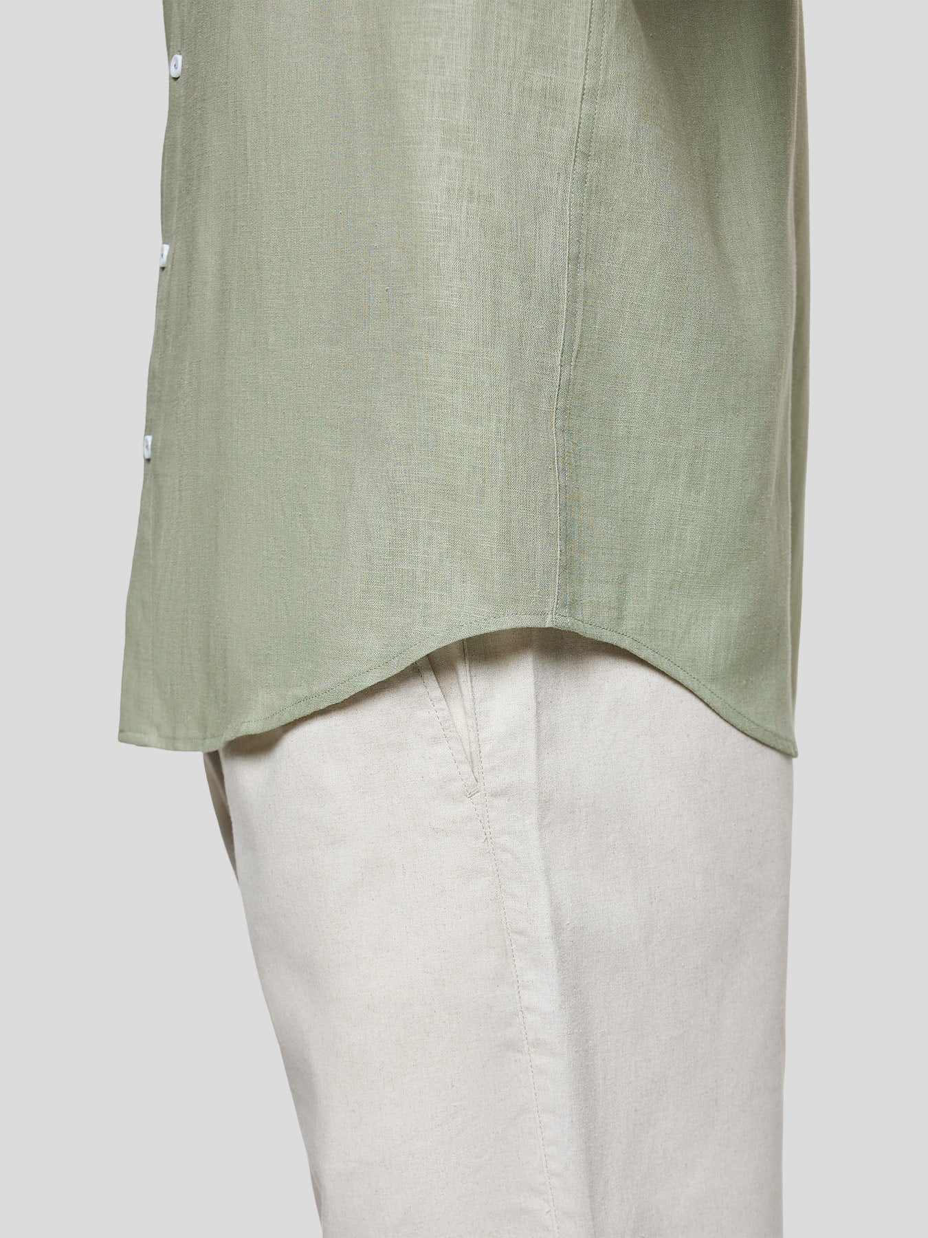 Camisa DreamWear Italian de lino de manga larga