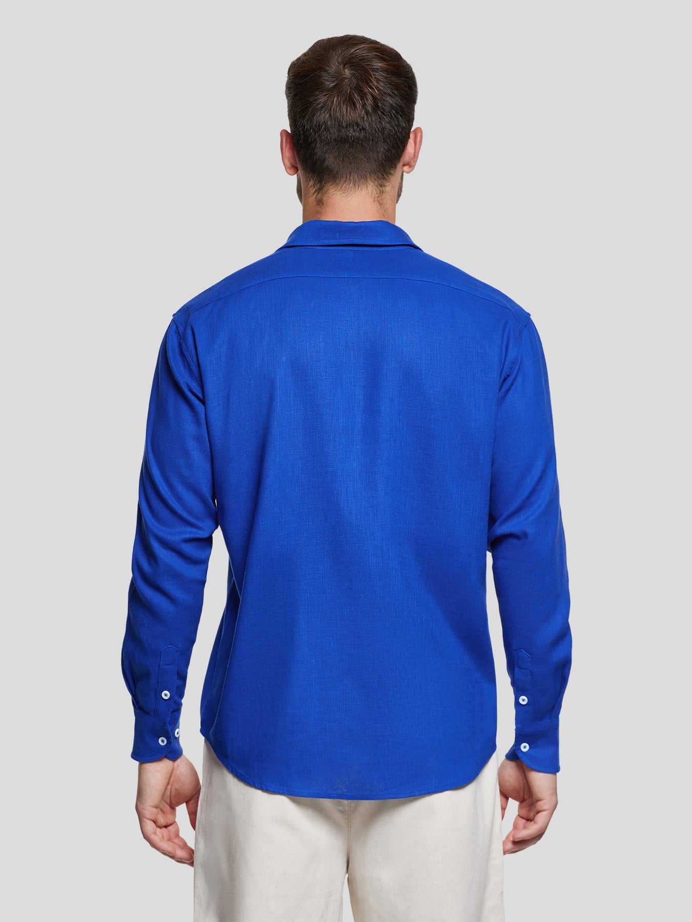 Camisa DreamWear Italian de lino de manga larga