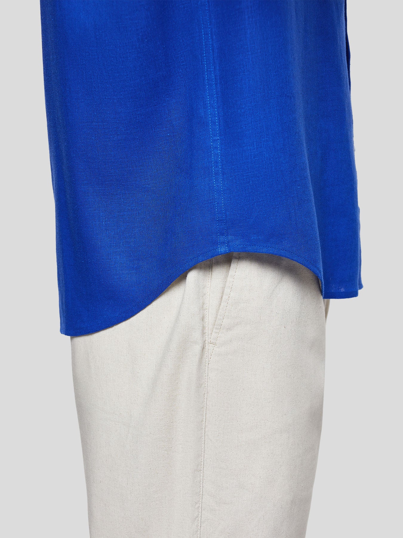 Camisa DreamWear Italian de lino de manga larga