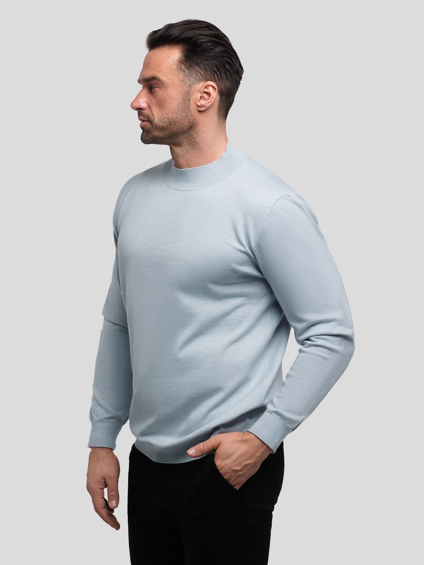 Gentletejido Mock Neck Sweater