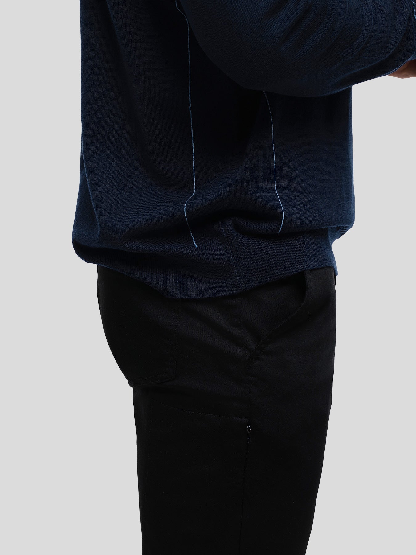 Gentletejido Contrast Stitch Sweater