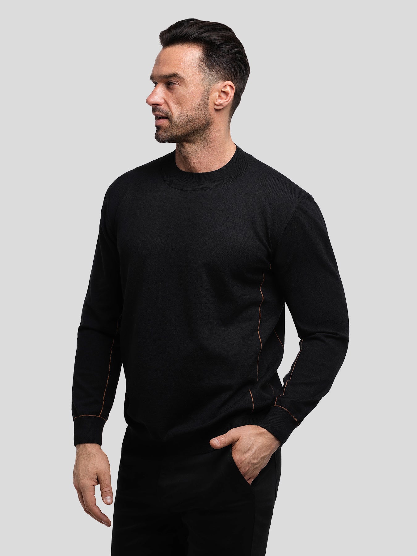 Gentletejido Contrast Stitch Sweater