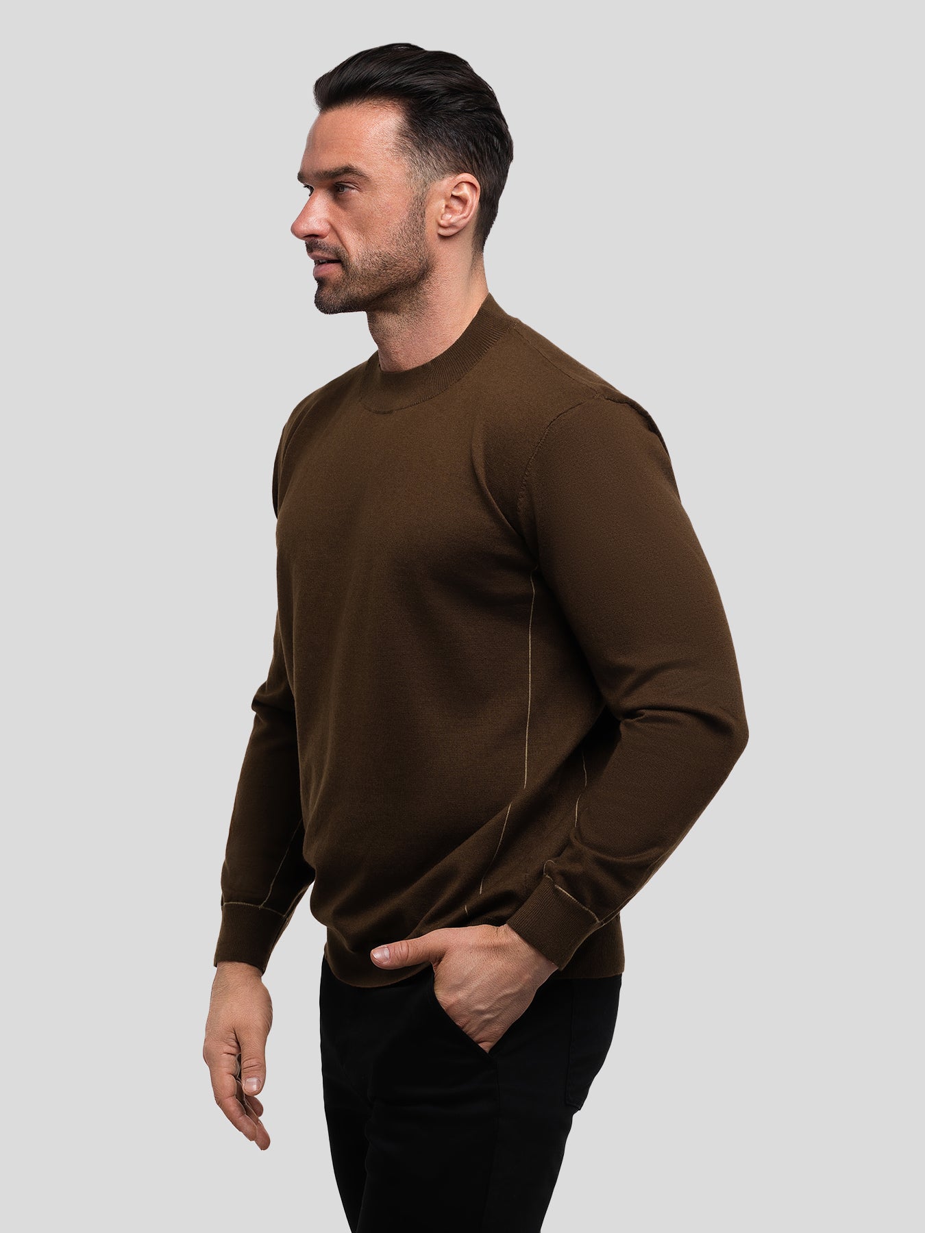Gentletejido Contrast Stitch Sweater