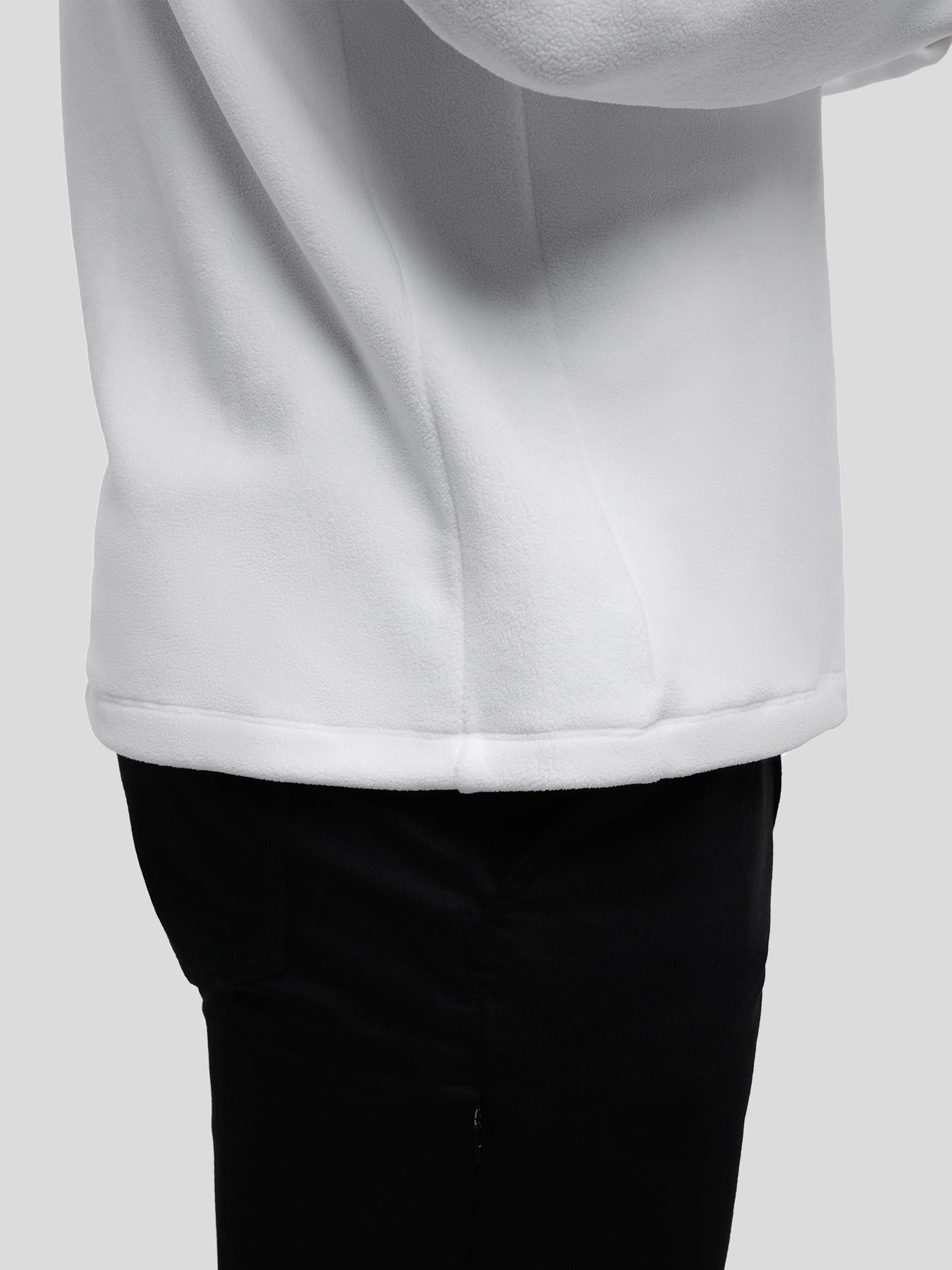 Sudadera LuxeCozy polar Half Zip Mock Neck