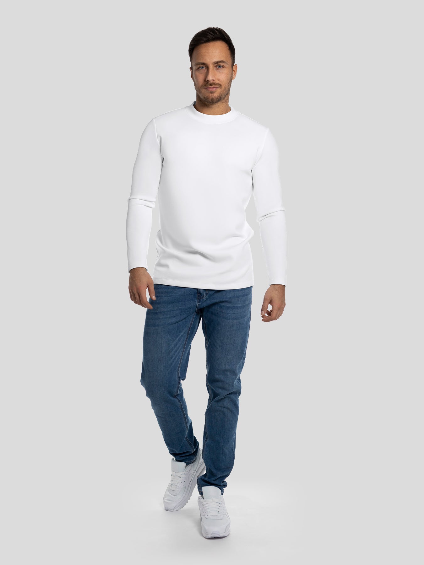 Modal Blend de manga larga Tee