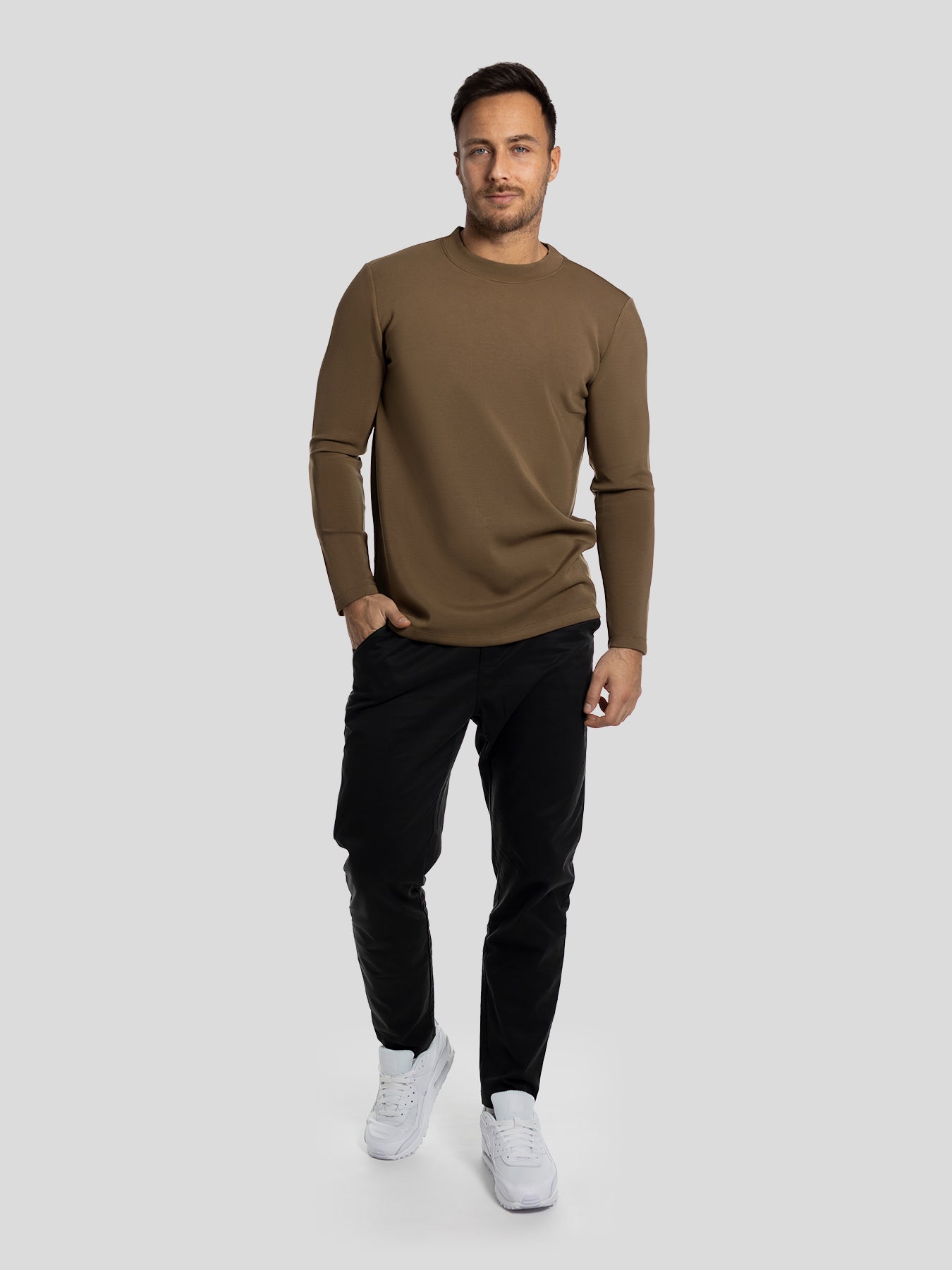 Modal Blend de manga larga Tee