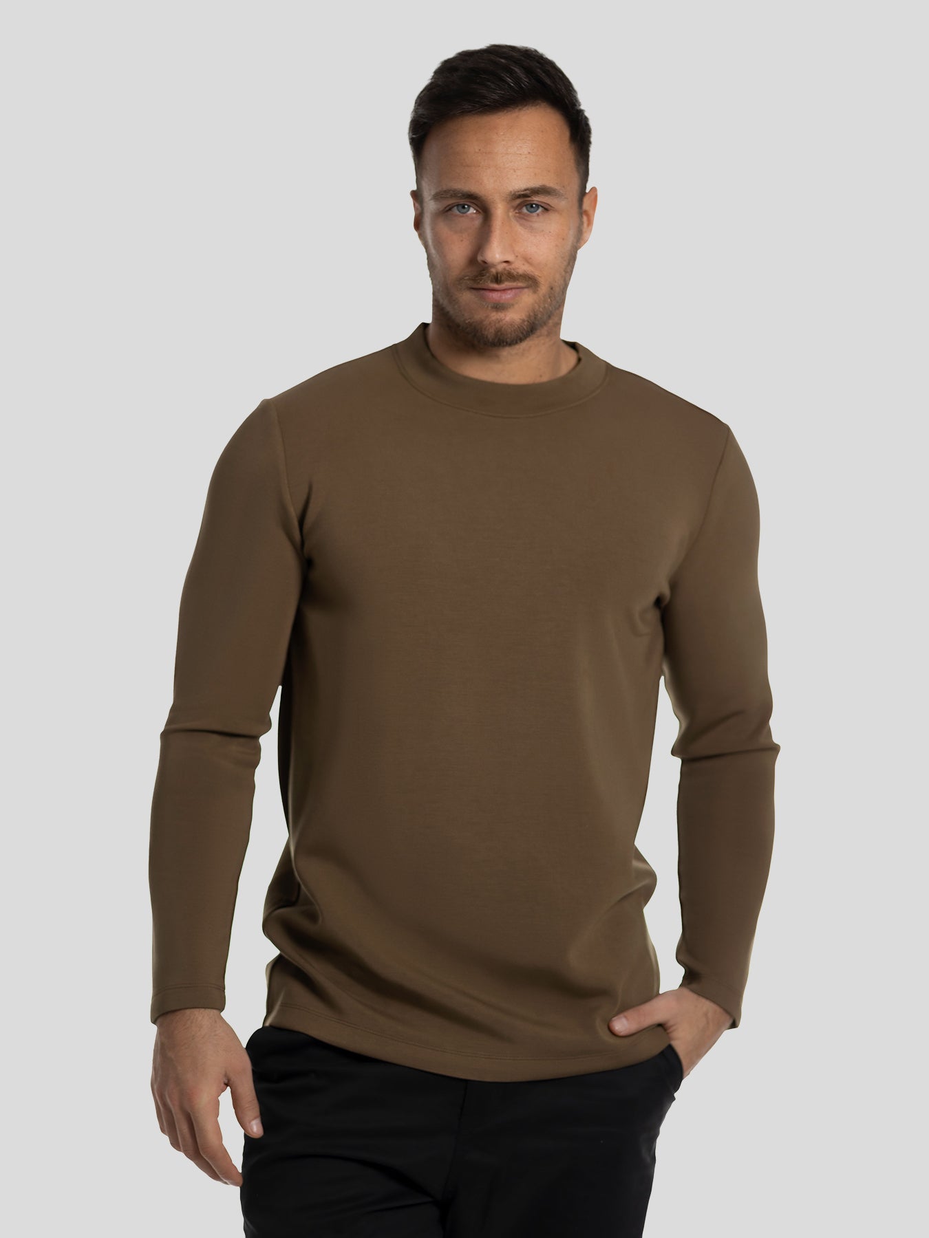 Modal Blend de manga larga Tee