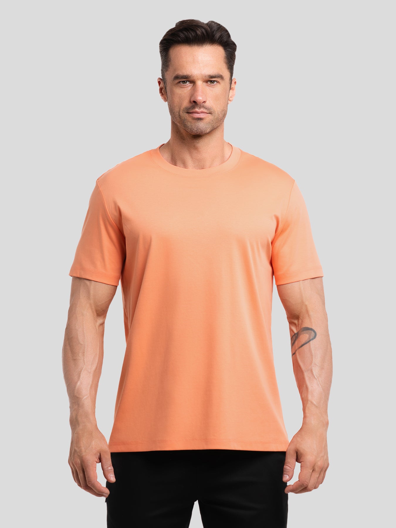 CloudWear 2.0 Split-Hem de manga corta Tee: de corte entallado