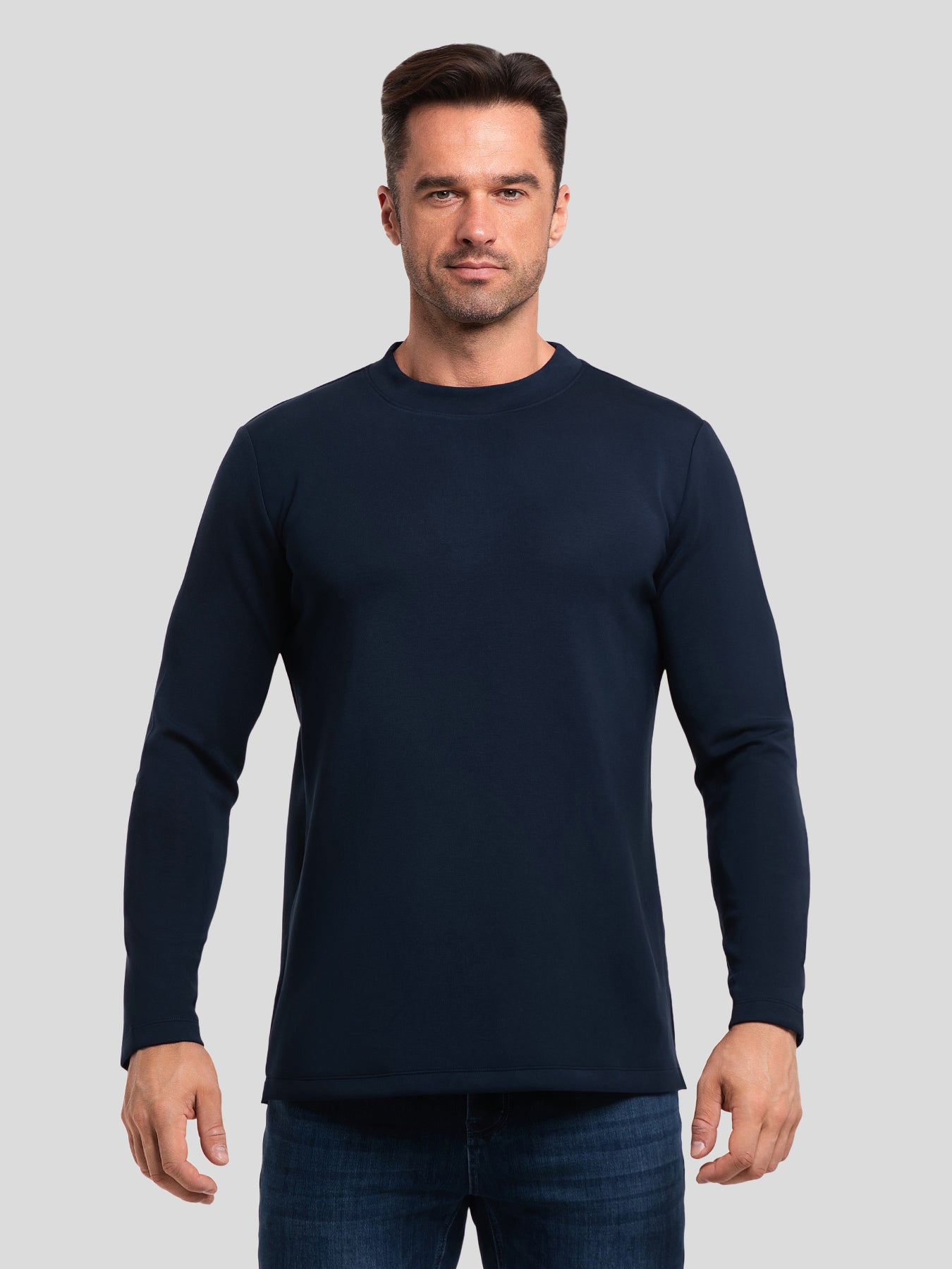 Modal Blend de manga larga Tee