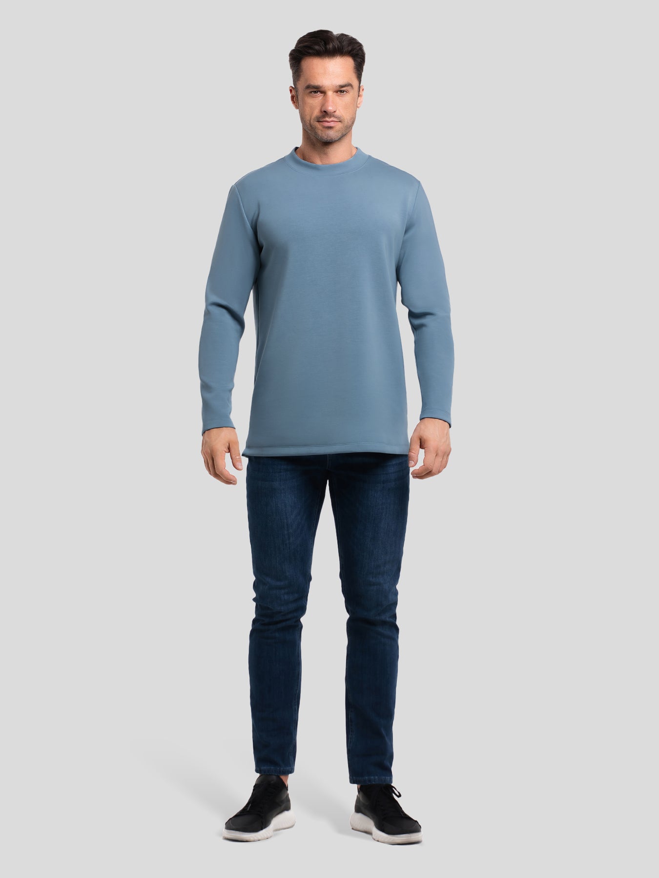 Modal Blend de manga larga Tee