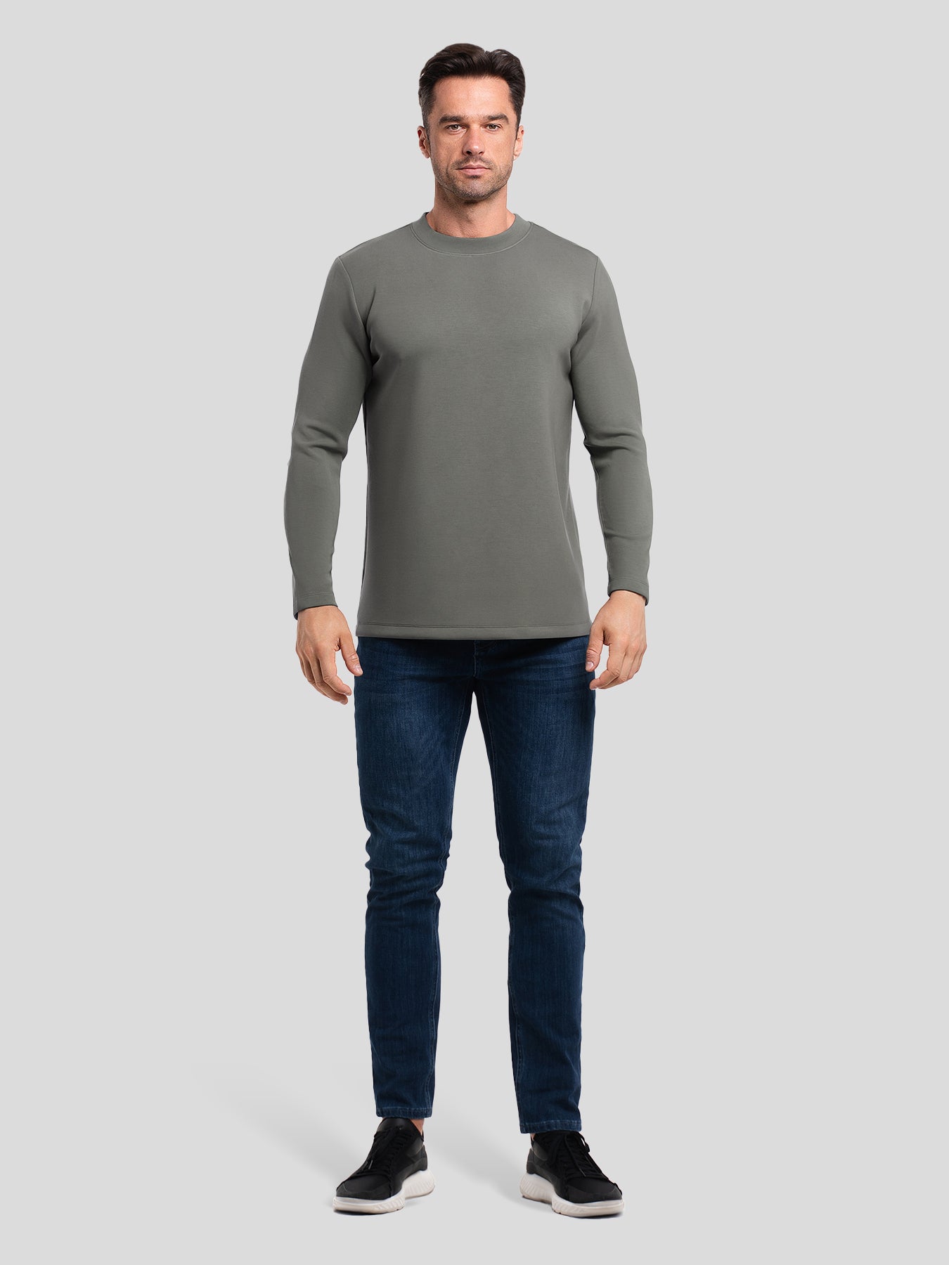 Modal Blend de manga larga Tee