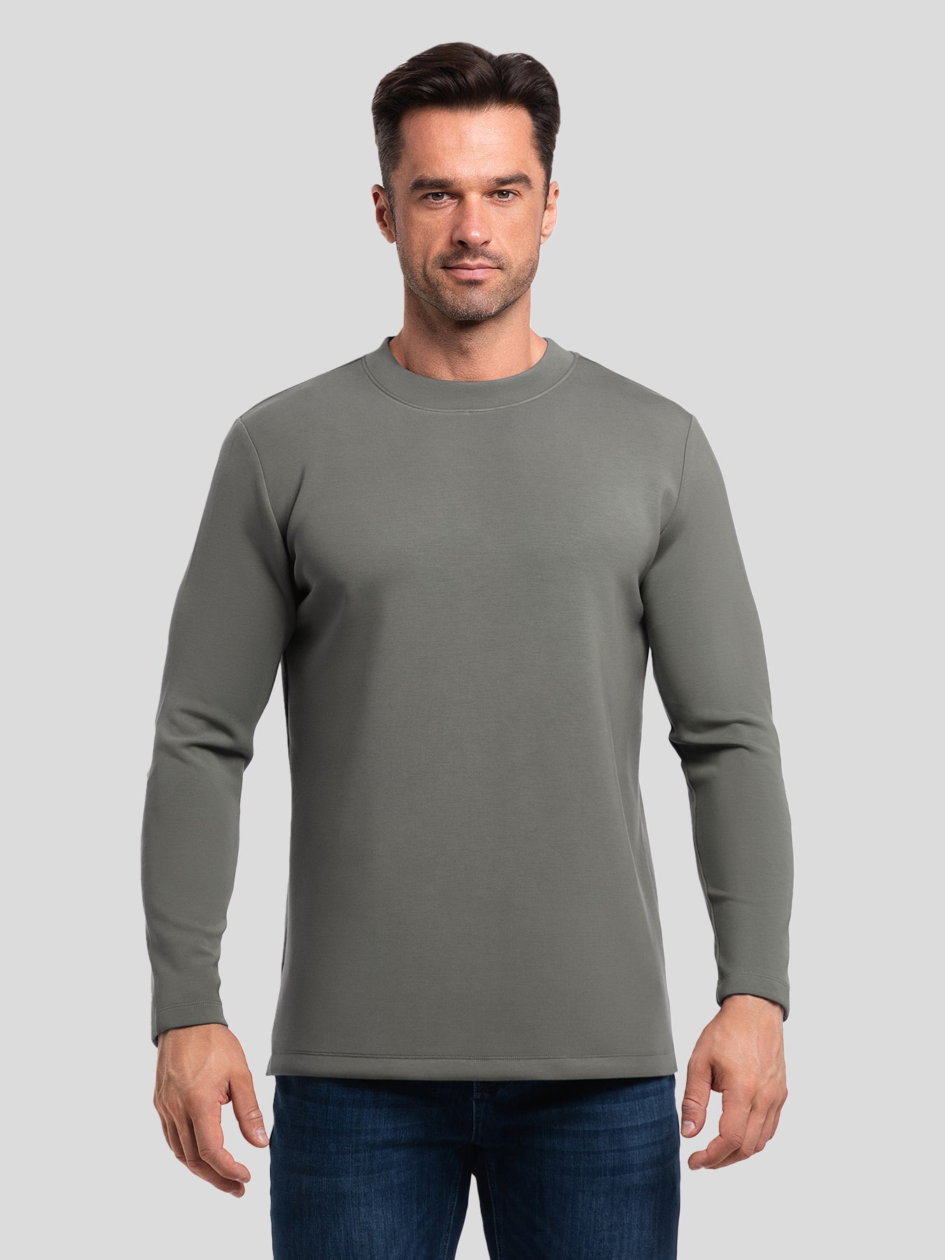 Modal Blend de manga larga Tee