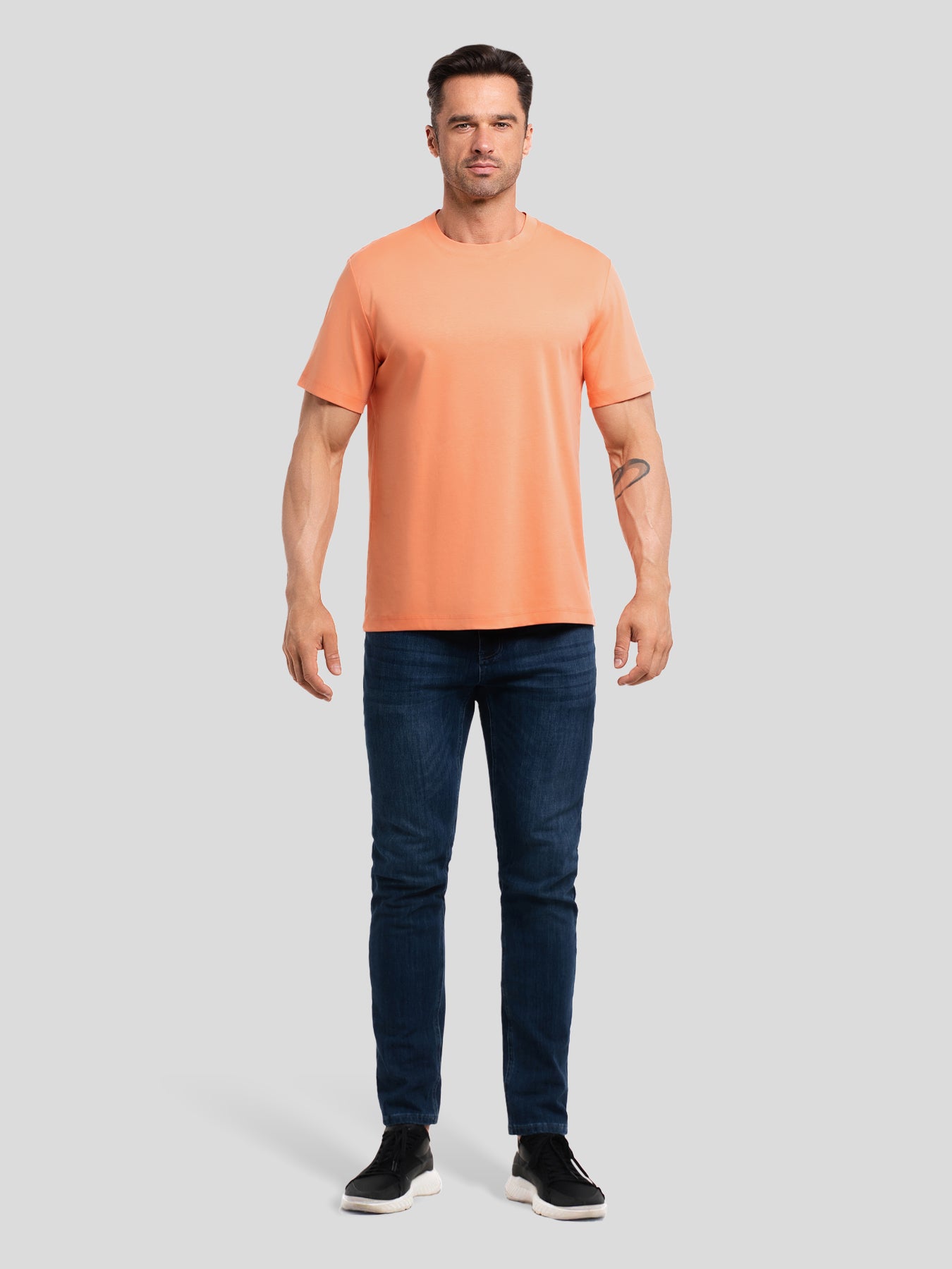CloudWear 2.0 Split-Hem de manga corta Tee: clásico Fit