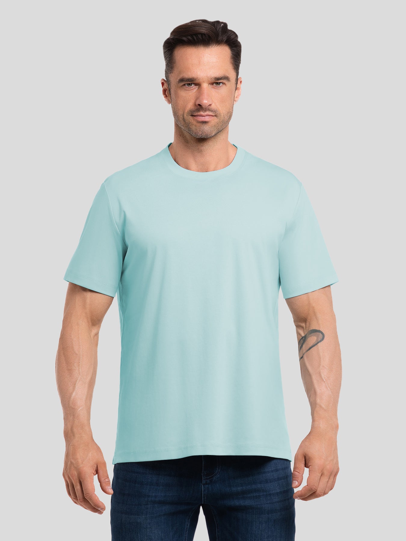 CloudWear 2.0 Split-Hem de manga corta Tee: clásico Fit
