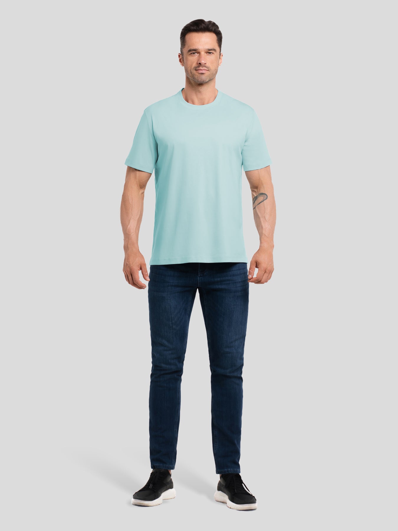 CloudWear 2.0 Split-Hem de manga corta Tee: clásico Fit